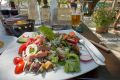 Griechischer Salat Taverne am Damnoni Strand