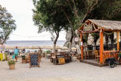 Bar am Strand von Souda